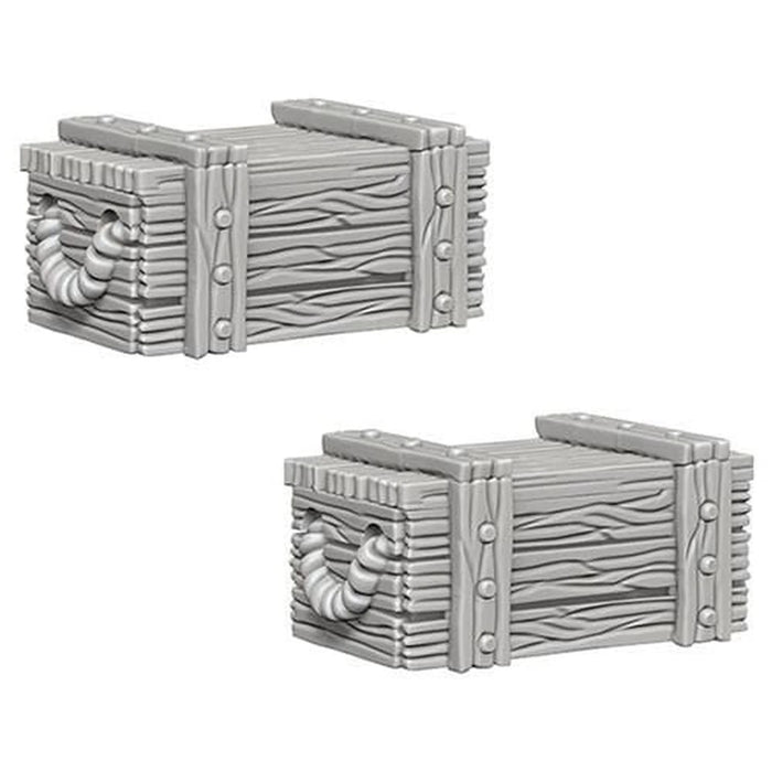 Wizkids: Unpainted Miniatures Crates;