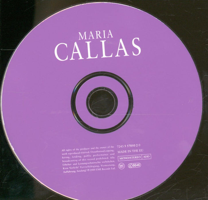 Maria Callas: Popular Music From Tv, Film And Opera;