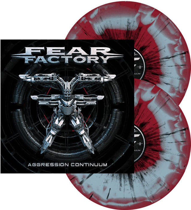 Fear Factory - Aggression Continuum (2Lp-Red & Blue Swirl With Black Splatter);