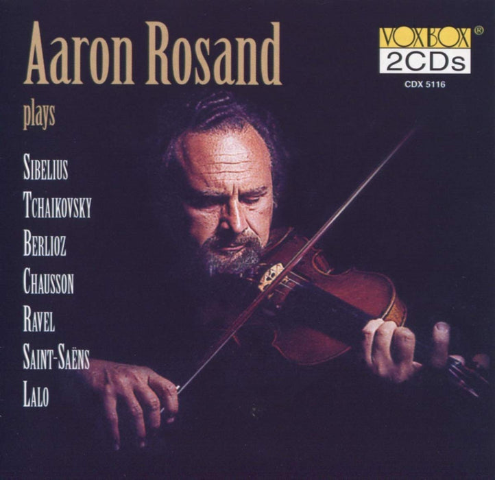 Aaron Rosand - Plays Sibelius, Saint-Saens, Lalo..;
