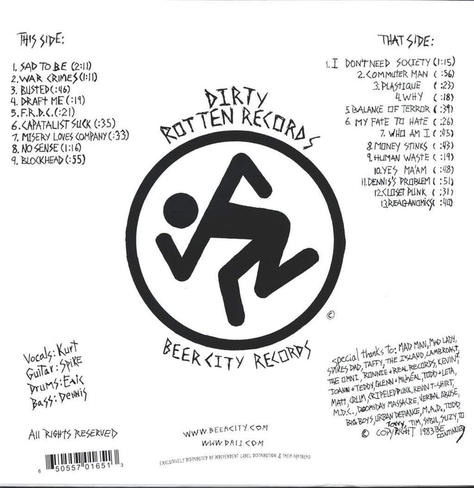 D.r.i. - Dirty Rotten Lp;