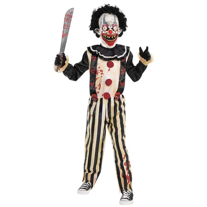 Amscan: Child Costume Slasher Clown Boy Age 6-8 Years H;