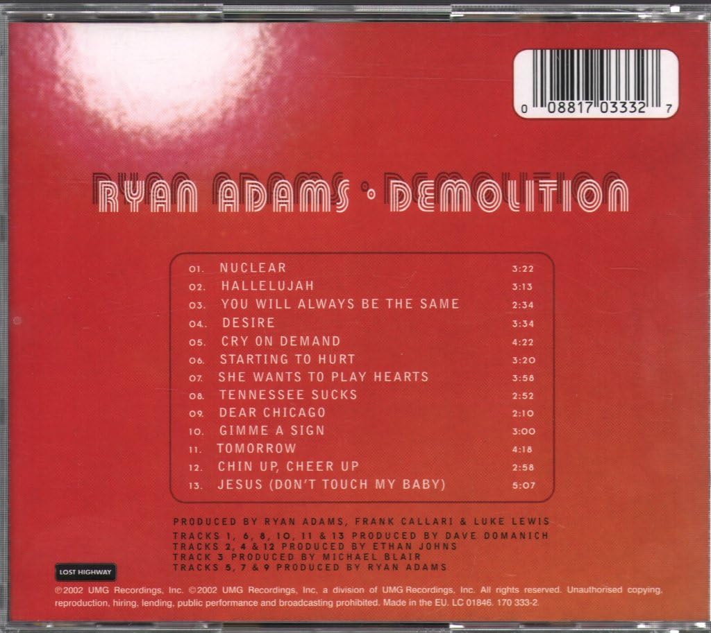 Ryan Adams - Demolition;