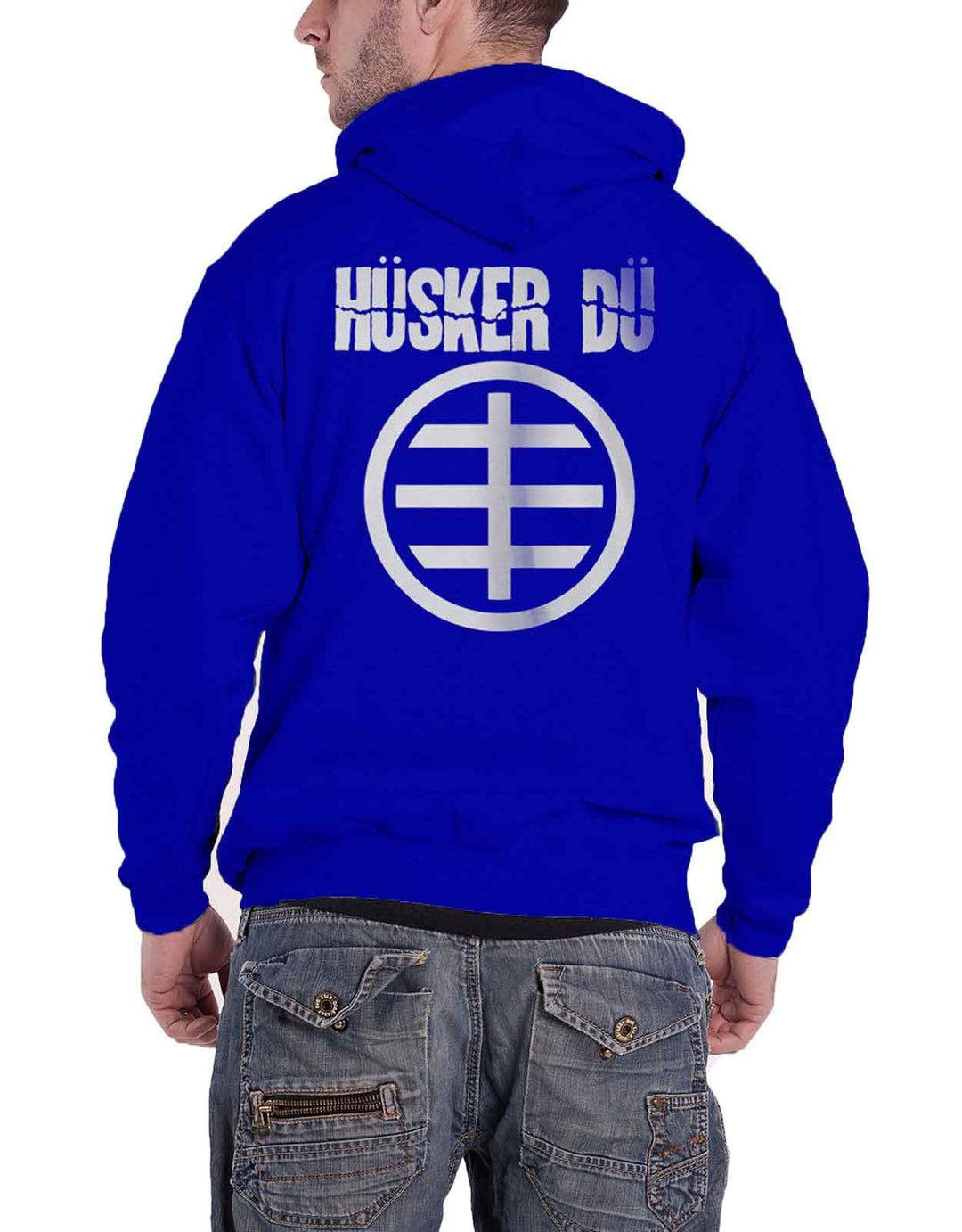 Husker Du: Circle Logo 1 Zip (Felpa Con Cappuccio Unisex Tg. M);