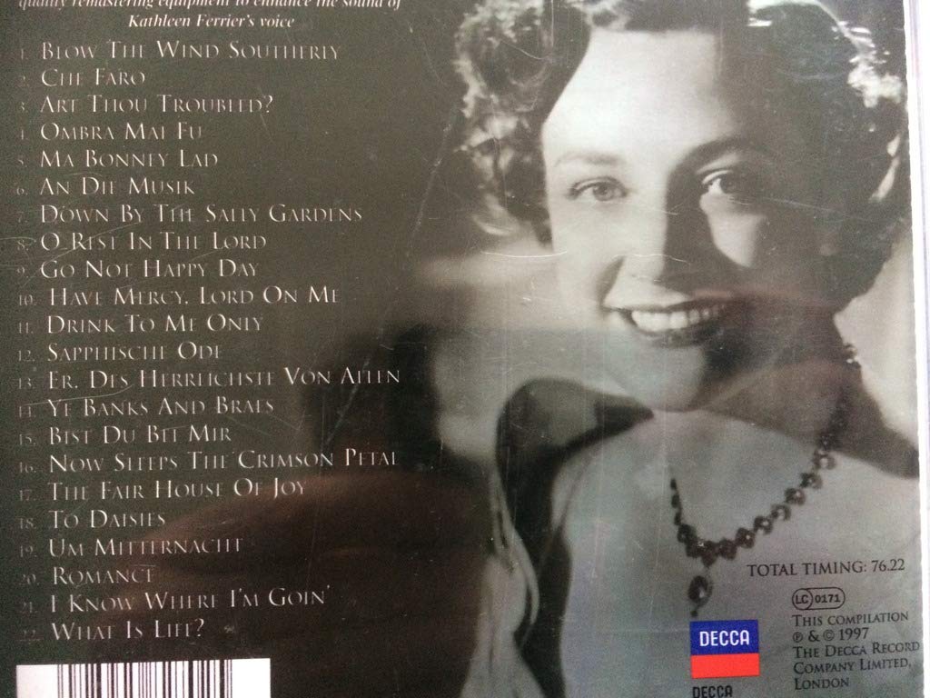 Kathleen Ferrier: Blow The Wind Southerly: The Art Of Kathleen Ferrier;