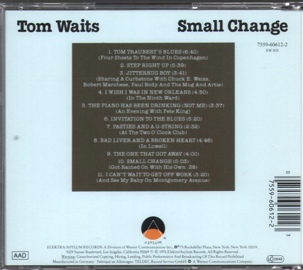 Tom Waits - Small Change;