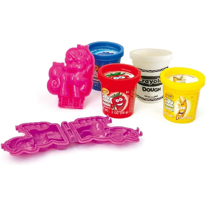 Crayola: Silly Scent Dough - Pasta Da Modellare Profumata Set Crea & Modella Unicorno;