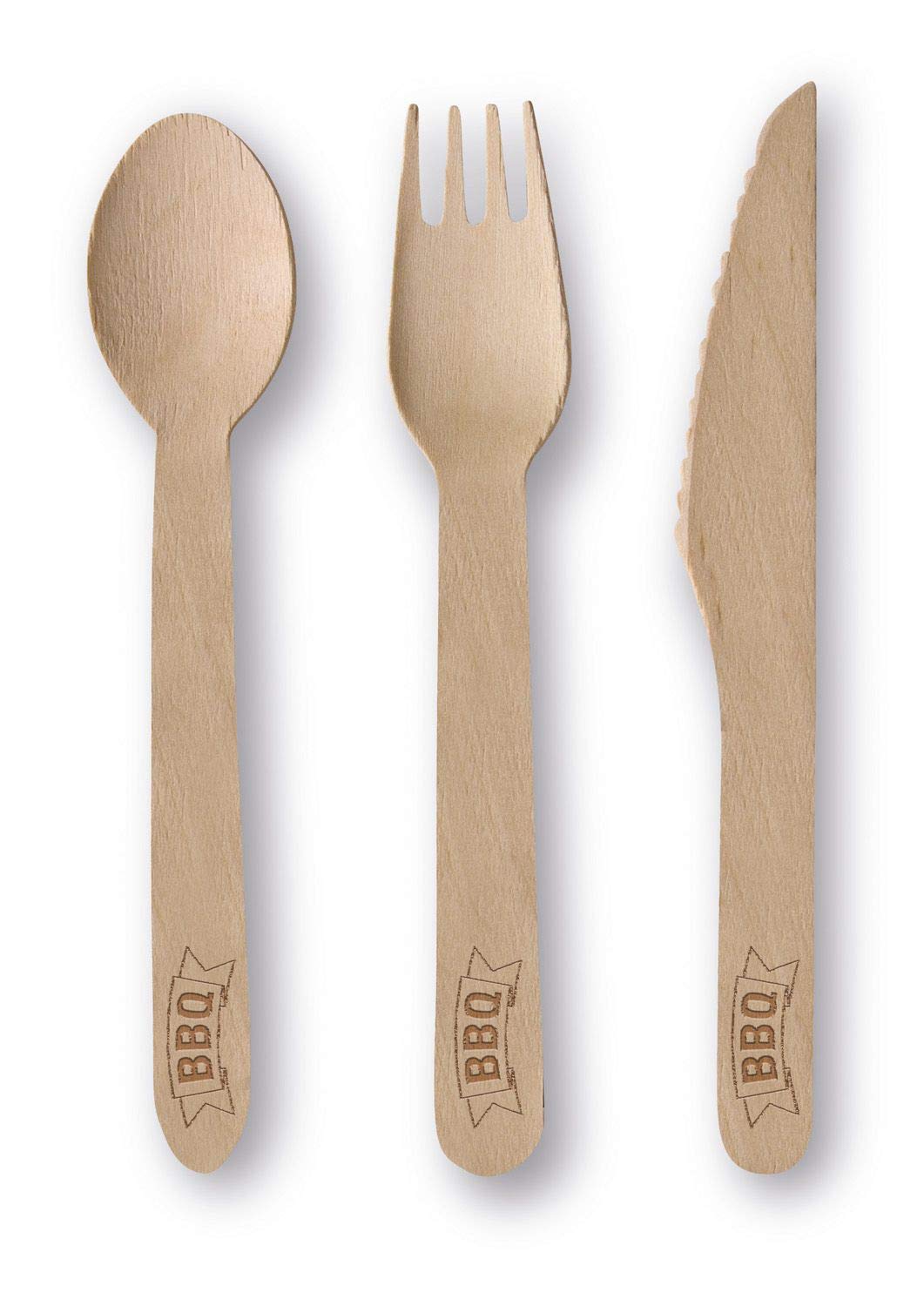 Amscan: Wooden Cutlery Bbq Party 24 Pieces;