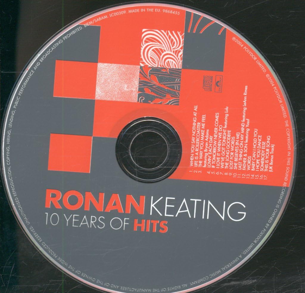 Ronan Keating - 10 Years Of Hits;