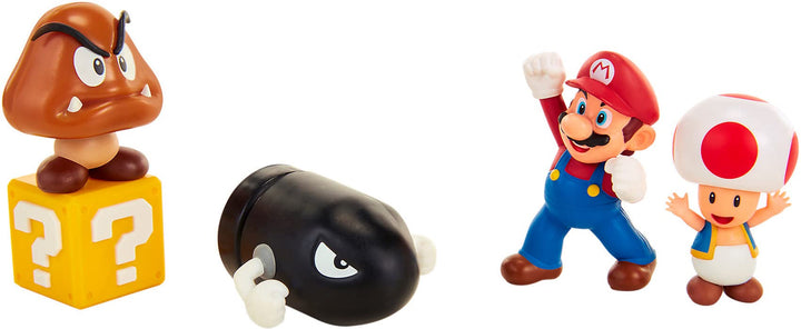 Nintendo: Jakks - Super Mario - Mario Acorn Plains Diorama Set 5 (Figures 6 Cm / Characters);