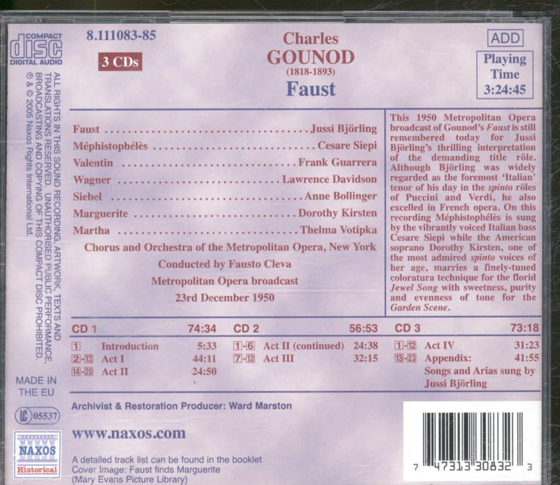 Charles Gounod - Faust (3 CDs);