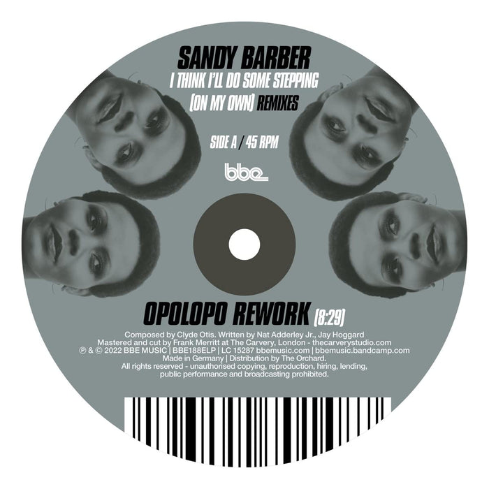 Sandy Barber - I Think I'Ll Do Some Stepping (On My Own) Remixes;