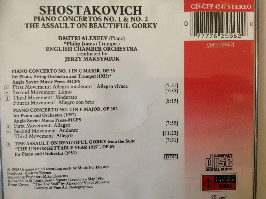 Dmitri Shostakovich - Piano Concertos Nos. 1 & 2;