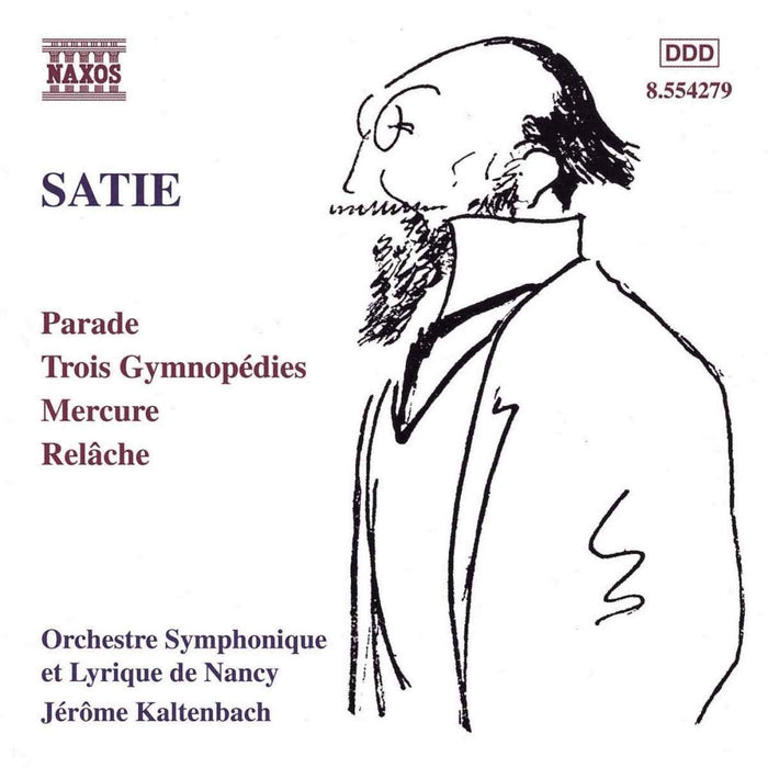 Erik Satie - Parade, 3 Gymnopedies, Mercure, Relache, Cinema;