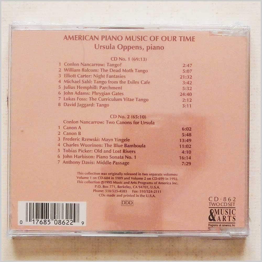 Ursula Oppens: American Piano Music Of Our Time (2 CDs);