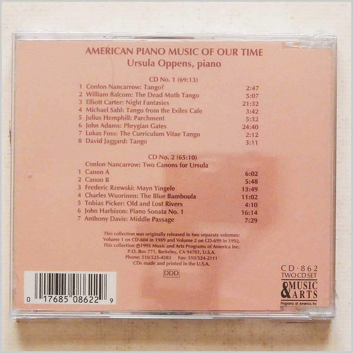 Ursula Oppens: American Piano Music Of Our Time (2 Cd);