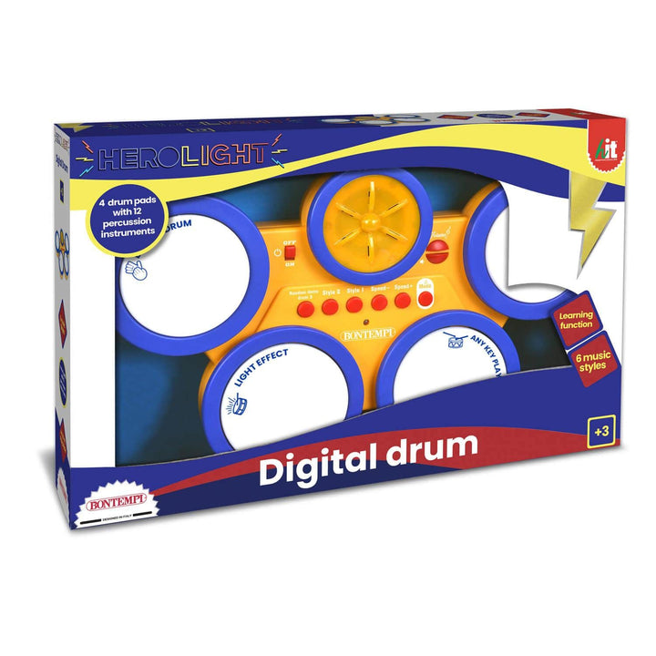 Bontempi 18 0535 Percussioni Elettroniche Con Effetti Luminosi E Sonori. (Hero Light);