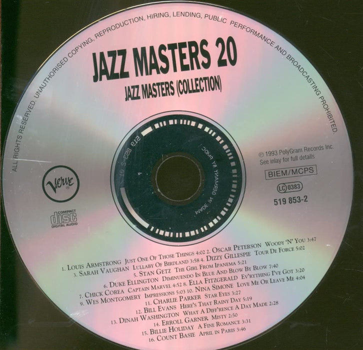 Verve Introducing Jazz Masters / Various;