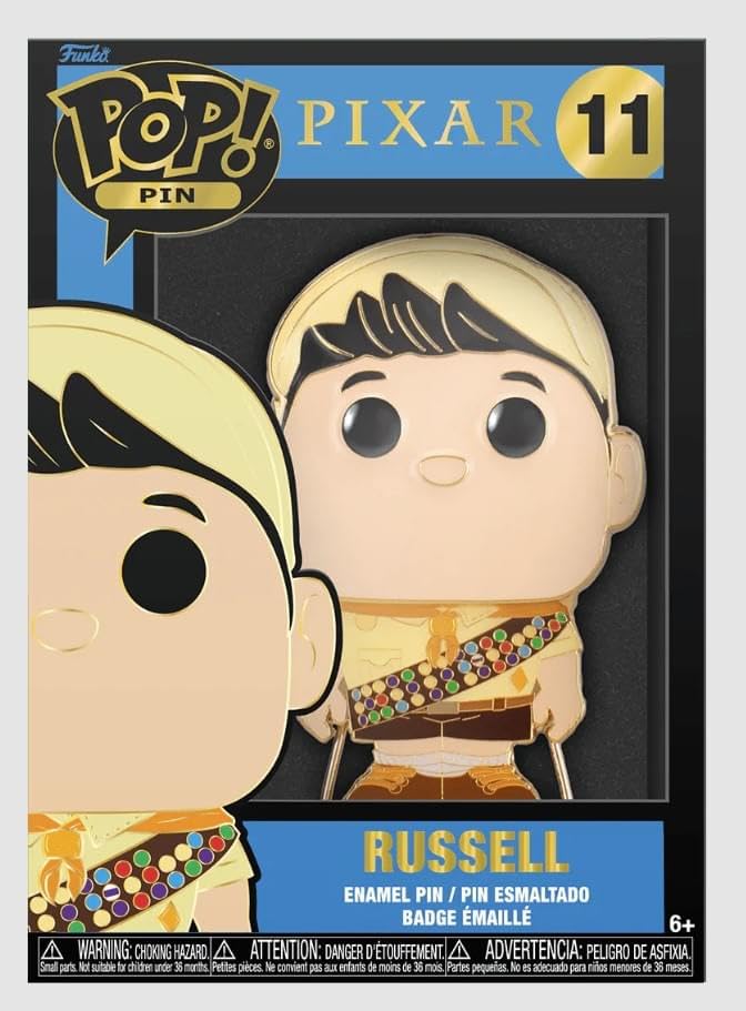 Disney: Funko Pop! Pin - Up - Russel (Enamel Pin / Spilla Smaltata);