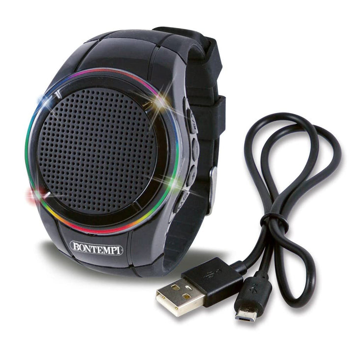 Bontempi 48 1100 - Wireless Watch Amplifier Con Luci A Led Microfono Integrato;