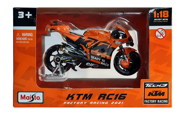 Maisto: Red Bull Tech 3 Ktm Factory Racing 2021 Petrucci - 1:18;