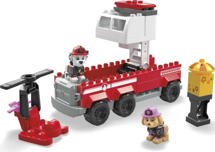 Paw Patrol: Mattel - Mega Bloks - Super Camion Dei Pompieri Di Marshall;