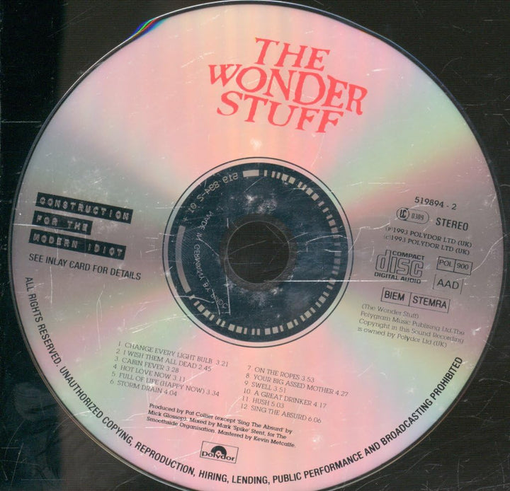 Wonder Stuff - Costruction For The Modern Idiot;