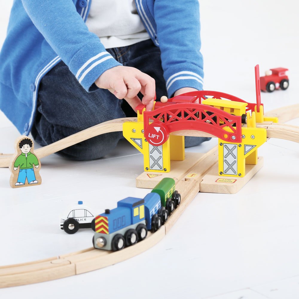 Bigjigs Toys: Houten Rails - Hefbrug;