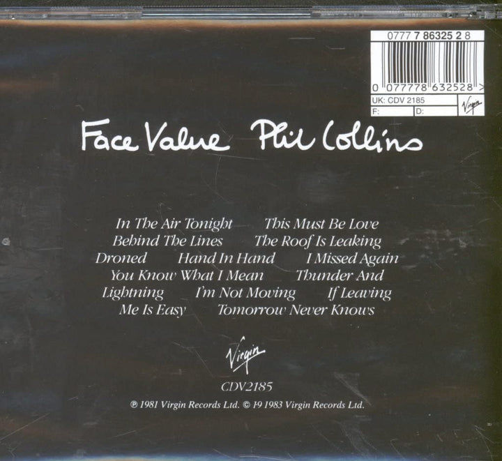 Phil Collins - Face Value;