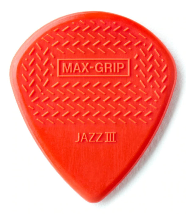 Dunlop: 471P3N Max-Grip Jazz Iii Red Nylon;