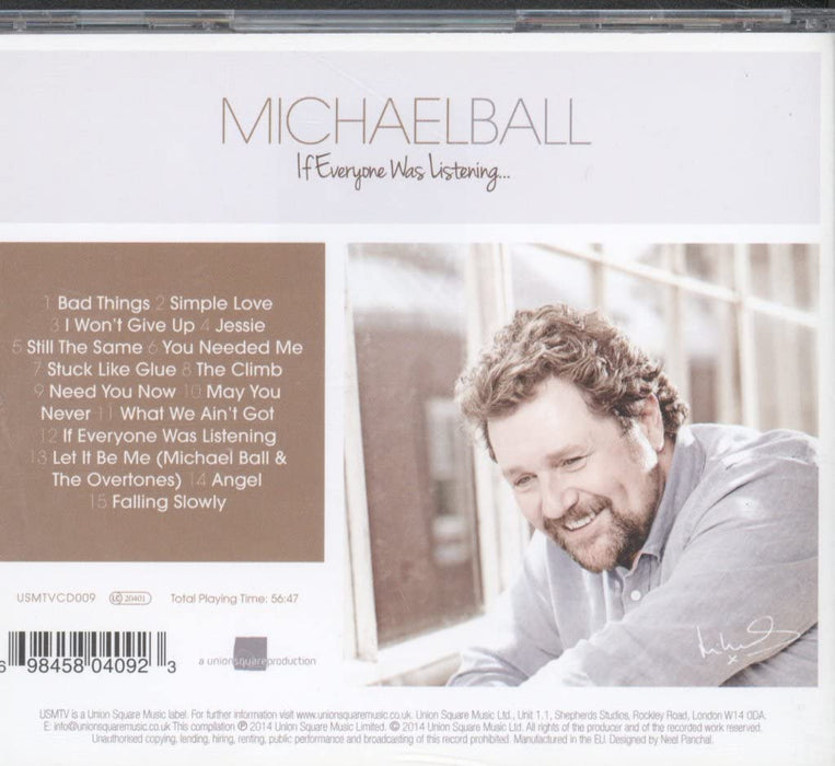 Michael Ball - If Everyone Was Listening;