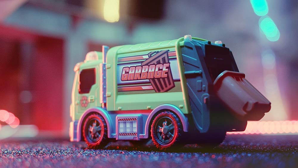 Nikko Toys: City Service Fleet - Camion Nettezza Urbana;