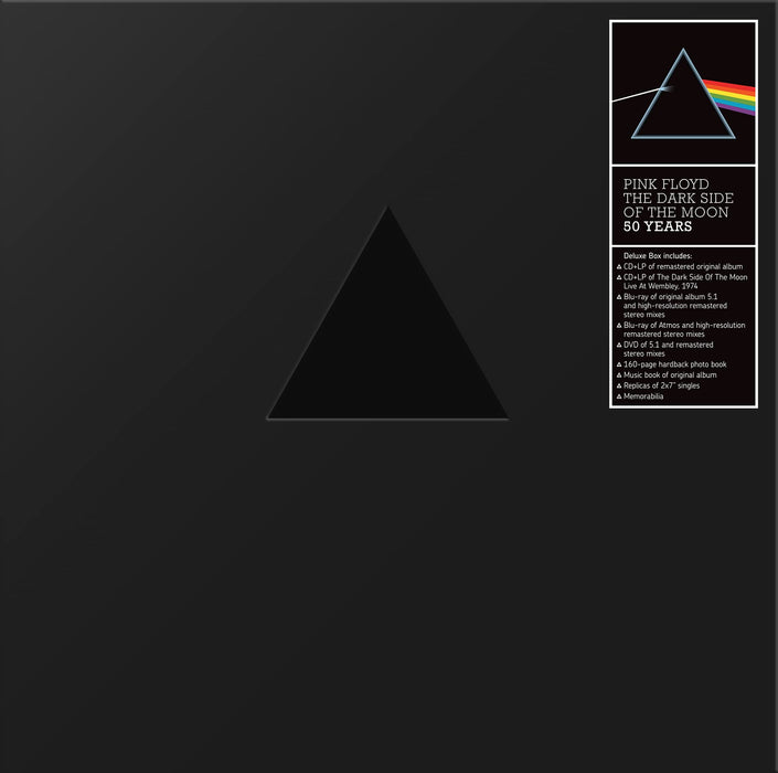 Pink Floyd - The Dark Side Of The Moon (50th Anniversary Edition) (Deluxe Box Set) (2 Lp+2 Cd+2 Blu-Ray+Dvd+2x7");