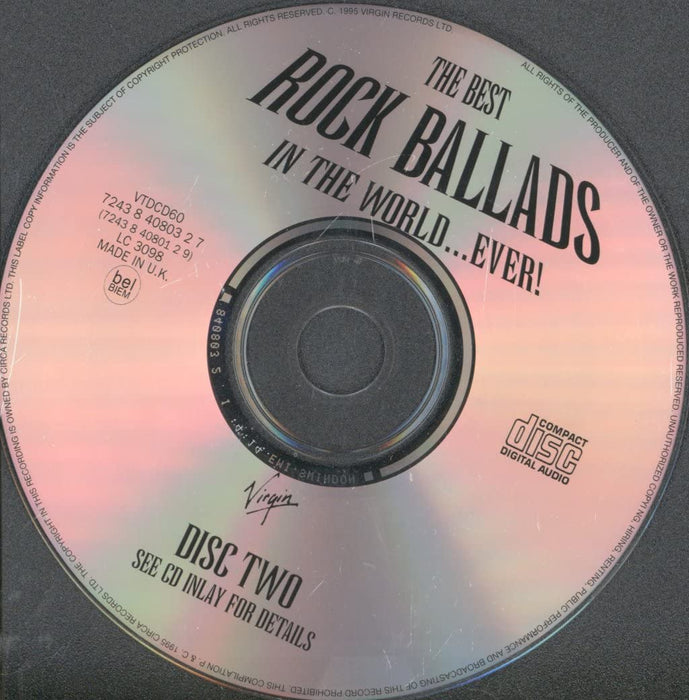 Best Rock Ballads In The World Ever (The) / Various (2 Cd);