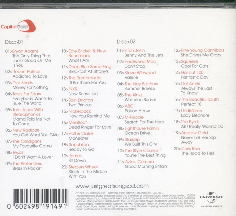 Capital Gold: Just Great Songs / Various (2 Cd);