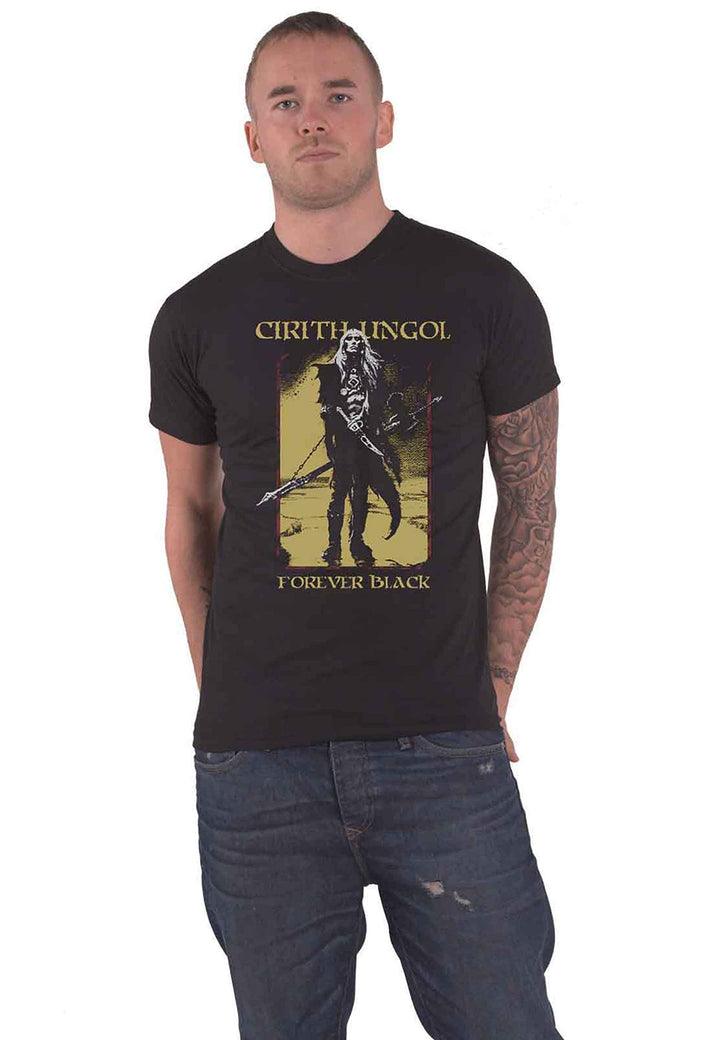 Cirith Ungol: Forever Black (T-Shirt Unisex Tg. M);