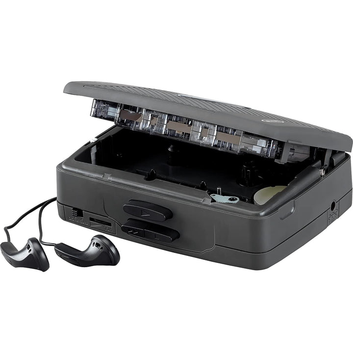 Jensen: Scr75 Cassette Player Am/Fm Radio Black (Mangianastri Portatile);