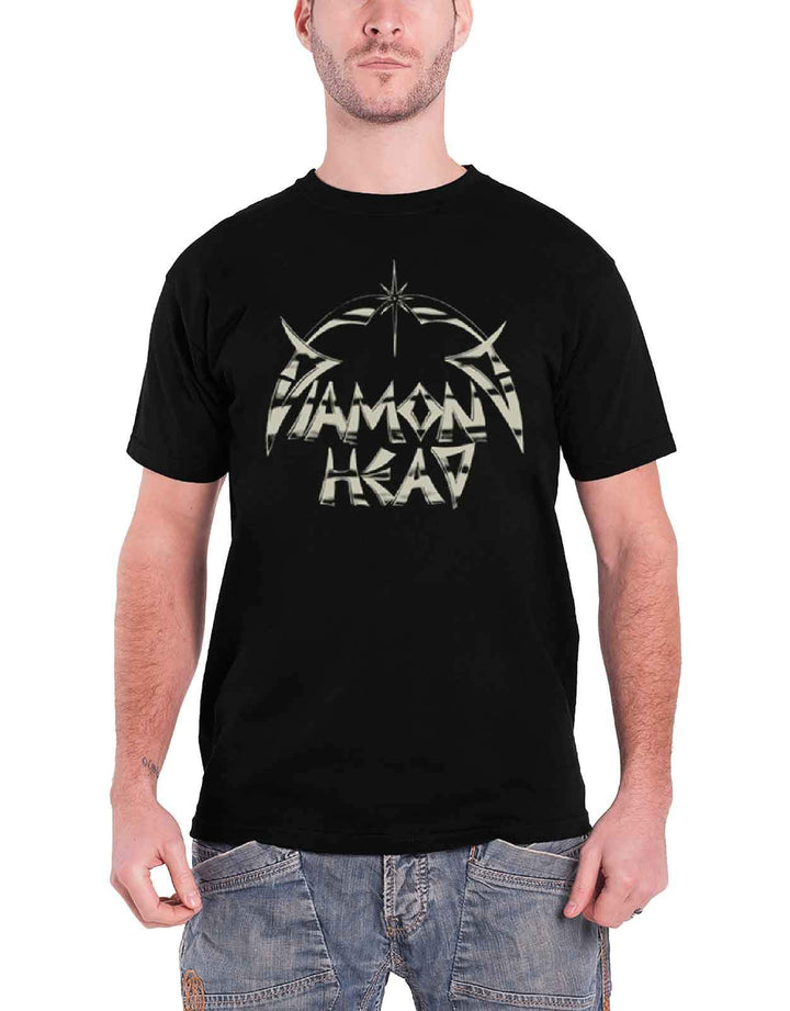 Diamond Head: Logo (T-Shirt Unisex Tg. M);