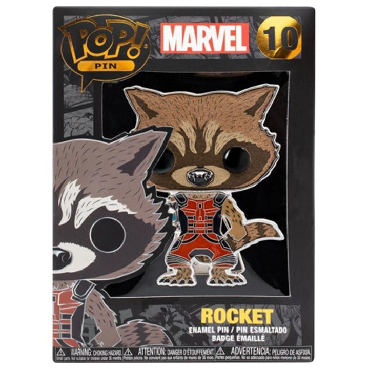 Marvel: Funko Pop! Pin - Guardians Of The Galaxy - Rocket Raccoon (Enamel Pin / Spilla Smaltata);