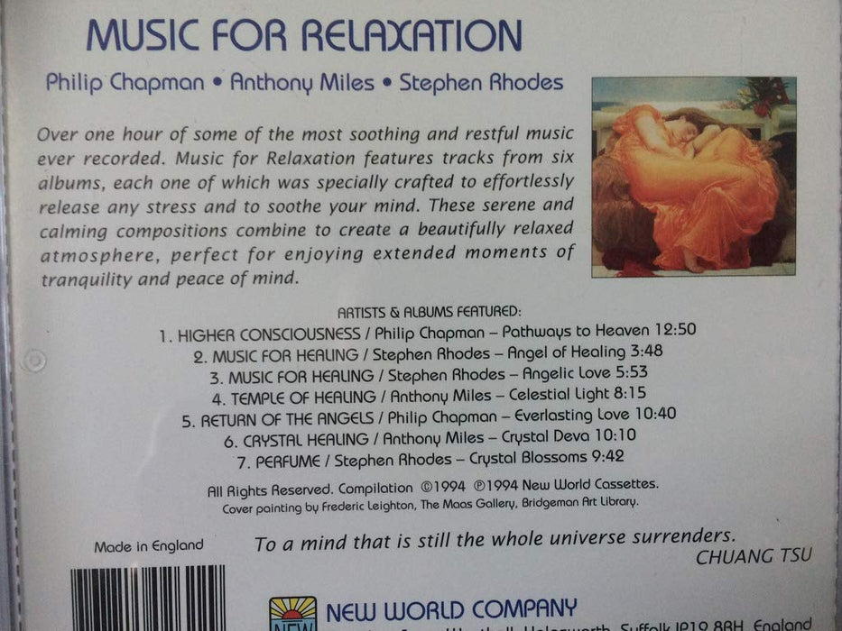 Philip Chapman / Anthony Miles / Stephen Rhodes - Music For Relaxation;