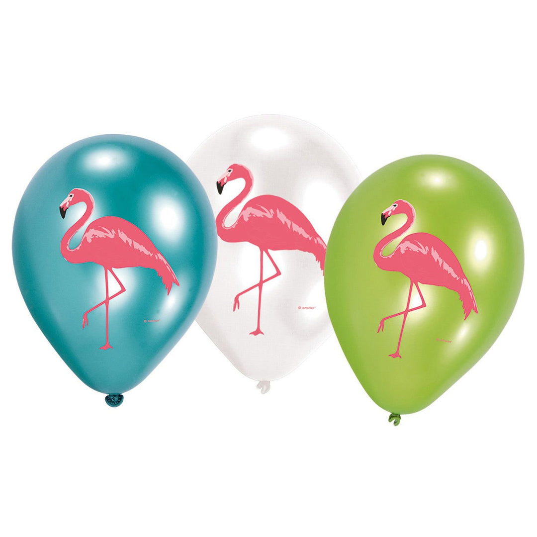 Amscan: 6 Balloons 4C Flamingo Paradise 27.5 Cm/11;