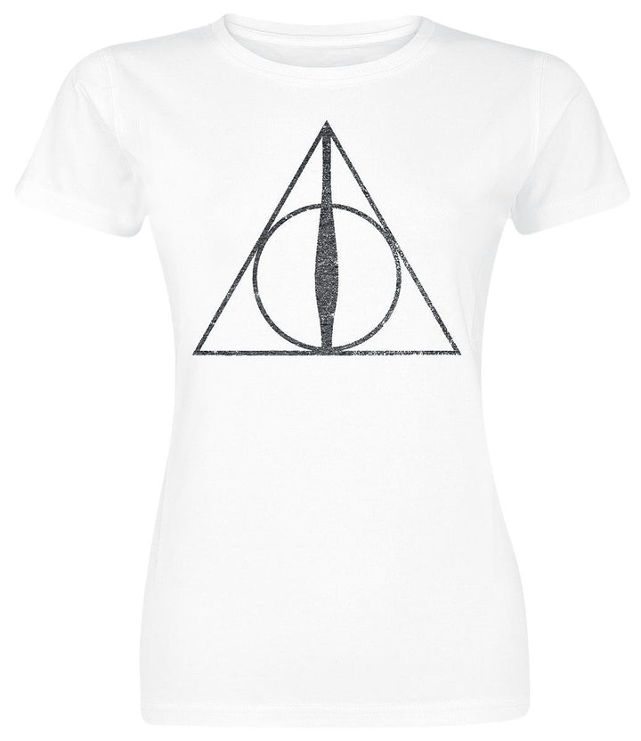 Harry Potter: Deathly Hallows Symbol (T-Shirt Donna Tg. L);