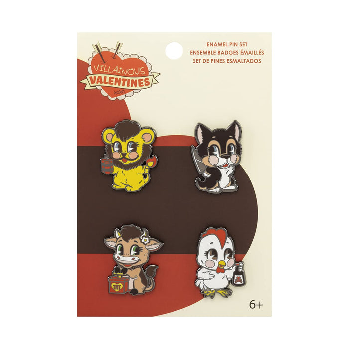 Villainous Valentines: Funko Pop! Pin Set (Set Spille);