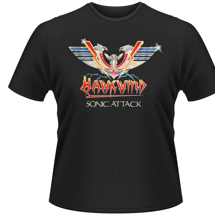 Hawkwind: Sonic Attack (T-Shirt Unisex Tg. S);