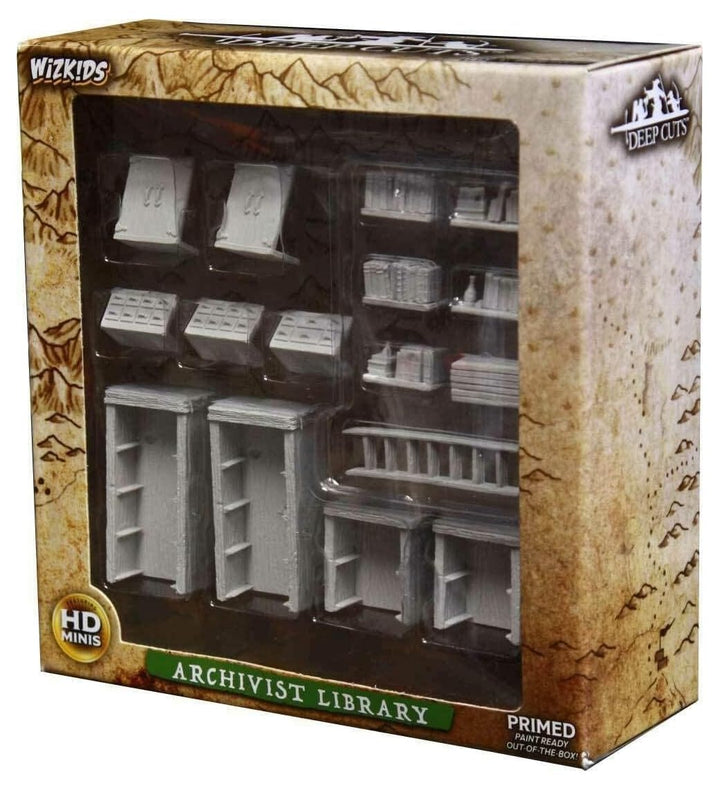 Wizkids: Unpainted Miniatures Archivist Library;