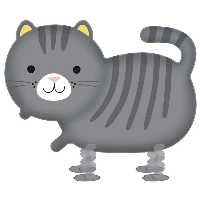Amscan: Walking Balloon Buddie Cat Foil Balloon W24 S;