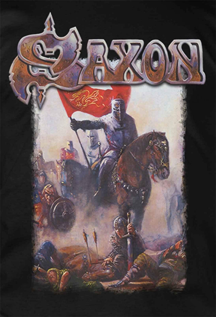 Saxon: Crusader (T-Shirt Unisex Tg. L);