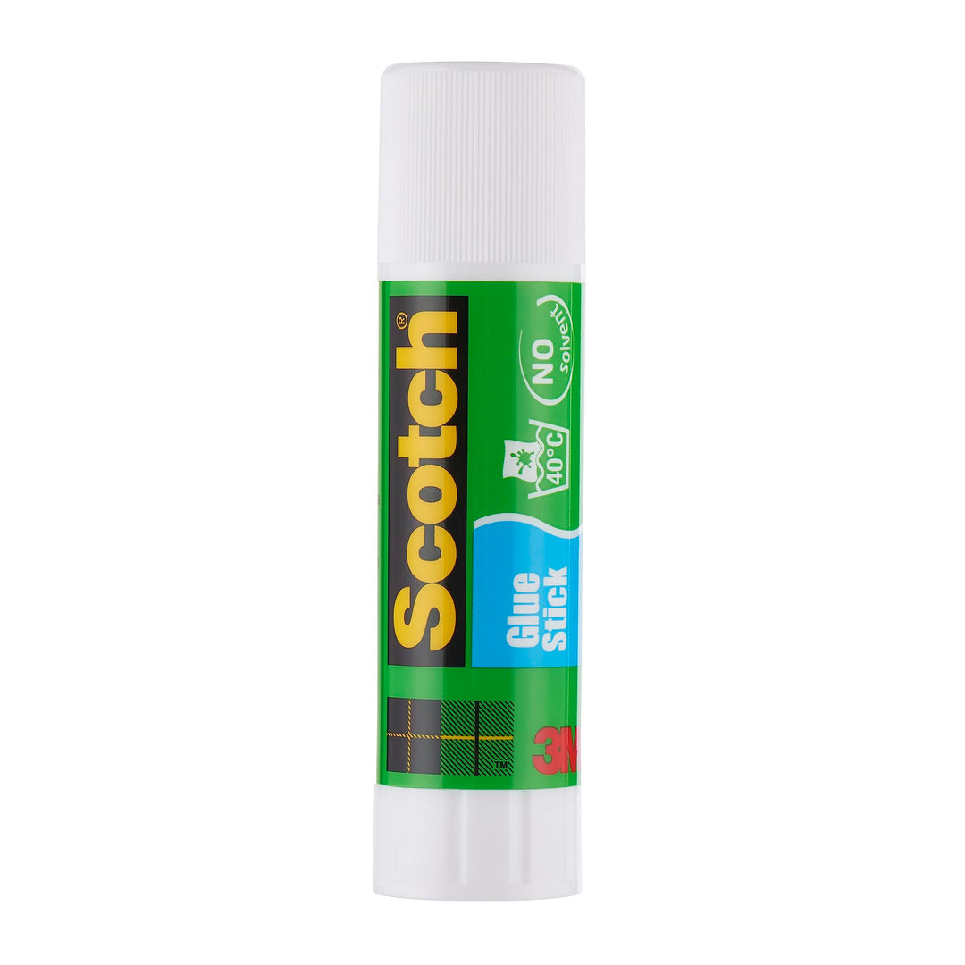 Scotch: Permanent White Scotch Glue Stick (Pack of 5 Sticks of 21g);