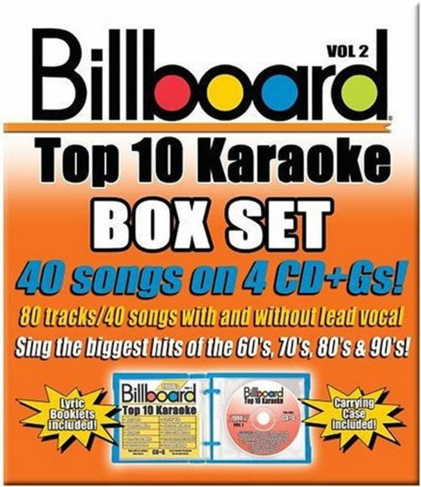 Billboard Top 10 Karaoke 2 / Various (4 Cd);