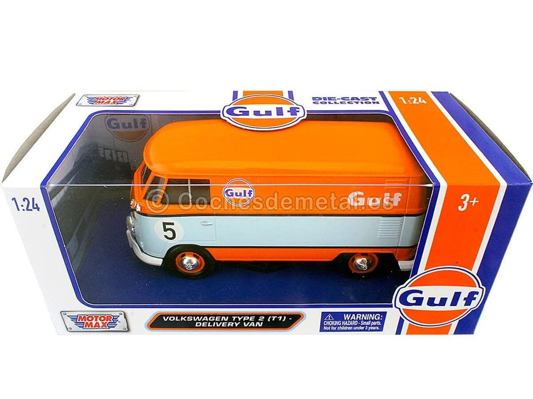 Motormax: 1/24 Volkswagen Tpe 2 T1 Delivery Van Gulf;